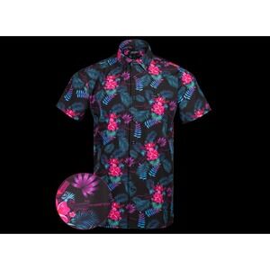 Retro Rifle Tropics Shirt Mens XL Short Sleeve Hawaiian Resort Beach Aloha